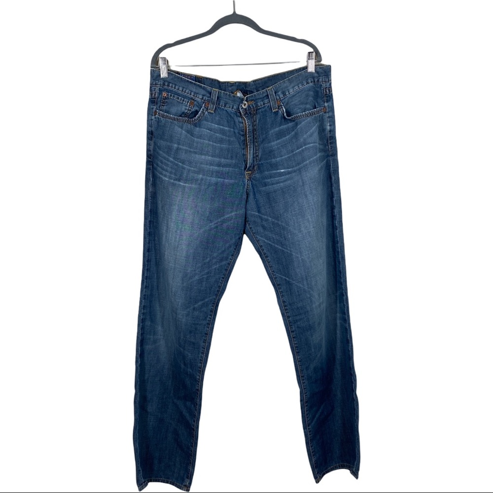Lucky Brand Naturally Distressed Vintage Straight Jeans (36 x 31)